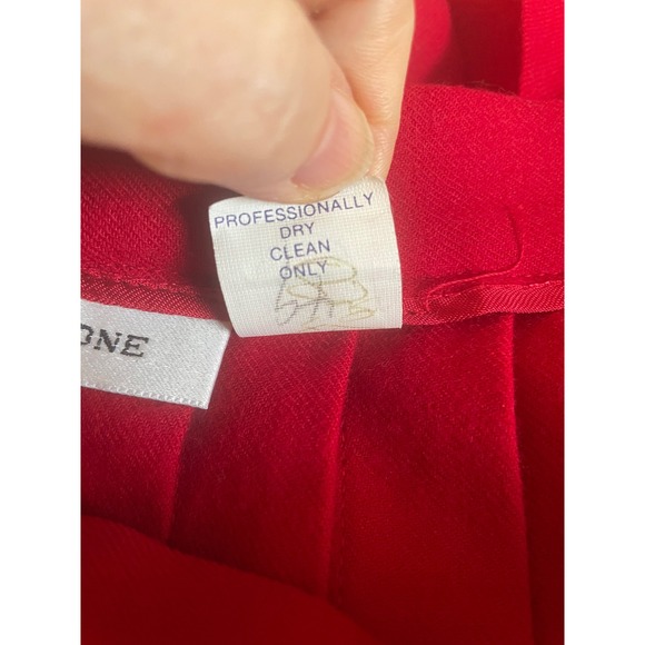 Vintage Evan-Picone Midi Skirt Size 8 Red Wool Pleated Union Made in USA GUC‎ - Picture 9 of 10